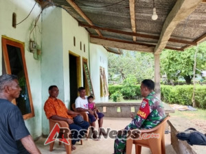 Jaga Kondusivitas Wilayah, Babinsa Batutua Aktif Monitoring dan Komsos Warga Binaan