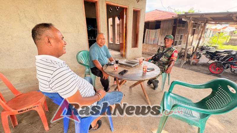 Babinsa Koramil 1602-04 Ciptakan Lingkungan Aman Melalui Kegiatan Bersama Warga