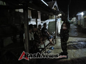 Koramil 1608-04/Woha Gelar Apel dan Patroli Siskamling Gabungan