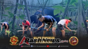 Satgas Pamtas Yonarhanud 2 Kostrad Wujudkan Ketahanan Pangan di Pos Perbatasan