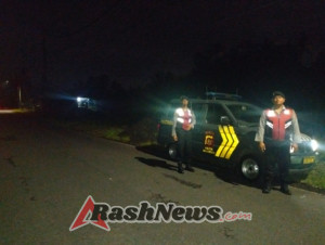 Minimalkan Potensi Kejahatan Dini Hari, Samapta Polsek Abiansemal Gelar Patroli Subuh