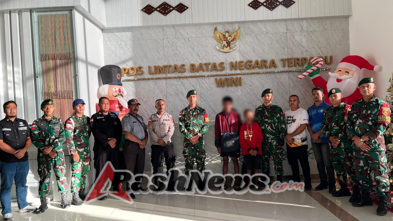 Deportasi 8 WNA, Satgas Pamtas Yonarhanud 2 Kostrad Teguhkan Keamanan Perbatasan