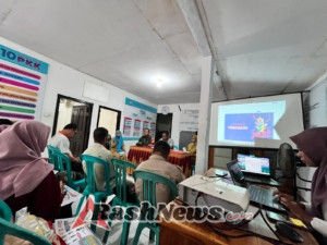 Rapat Edukasi Kesehatan TBC di Desa Tamekan Dihadiri Babinsa Koramil 1628-01/Taliwang