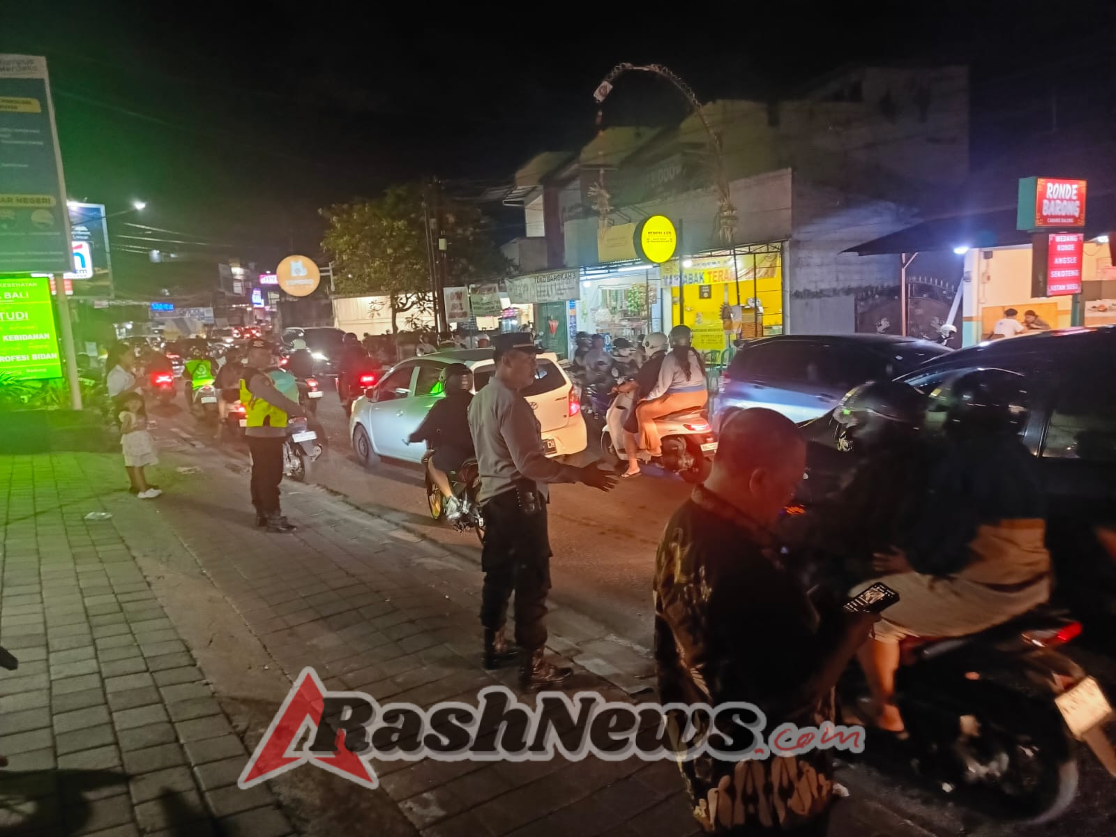 Polsek Kuta Utara Amankan Ibadah Natal Di Gereja Protestan Yudea Dalung