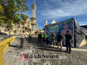 Pospam Natal 2025 dan Tahun Baru 2026 Simpang Empat Masbagik Aman Terkendali