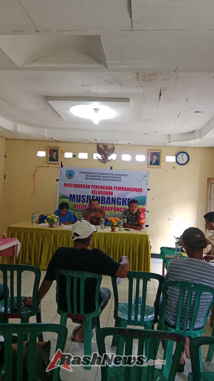 Babinsa Mauponggo Hadiri Musrenbang, Serap Aspirasi Pembangunan Masyarakat