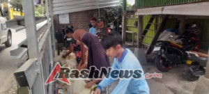 Babinsa Kodim 1628/Sumbawa Barat Pastikan Penyaluran MBG Tepat Sasaran