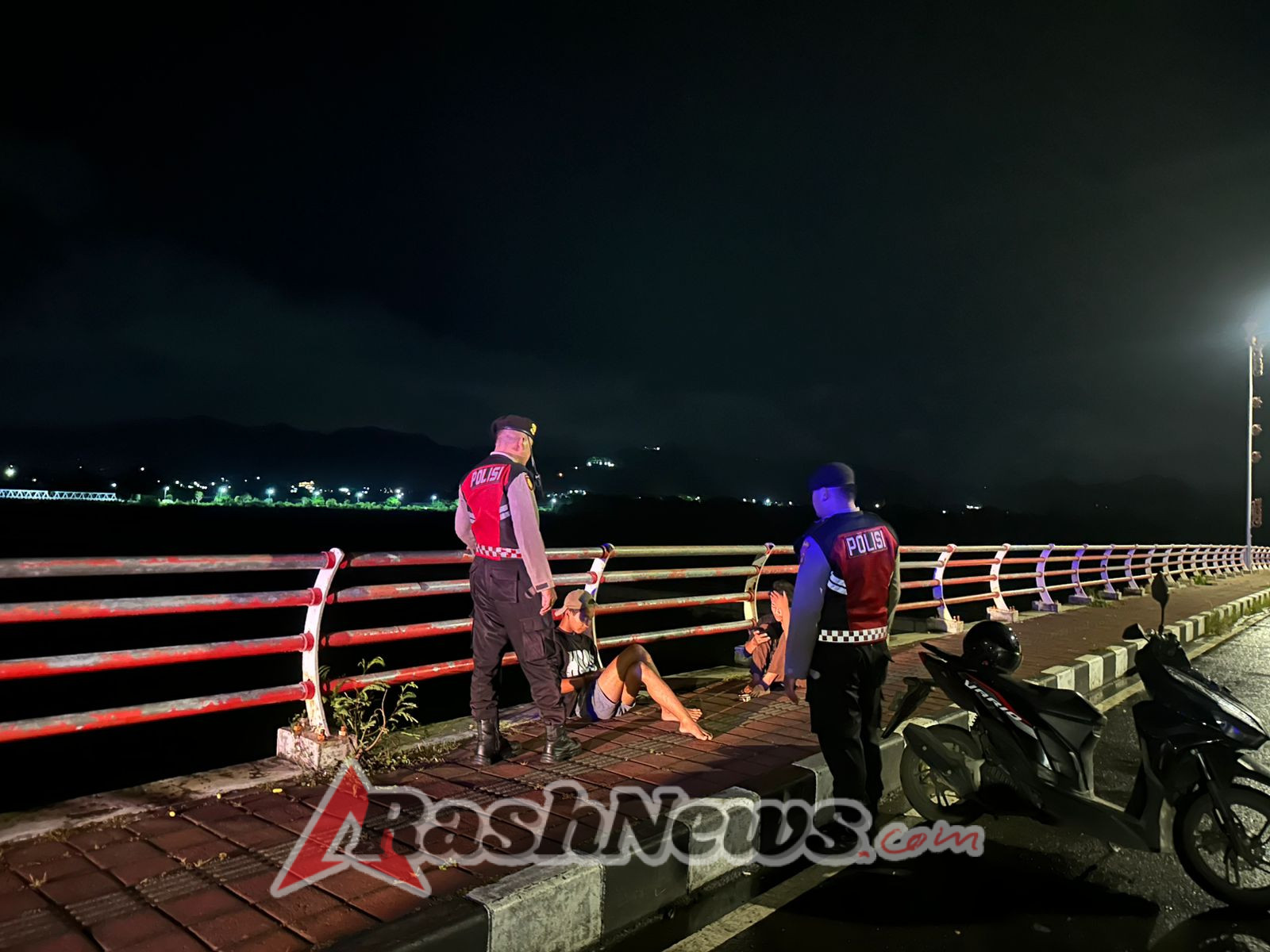 Sat Samapta Polres Klungkung Gelar Patroli Malam Jaga Kamtibmas.