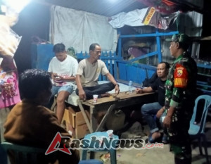 Desa Talabiu, Ncera, Bre, dan Roi Jadi Fokus Patroli Siskamling Koramil 1608-04/Woha