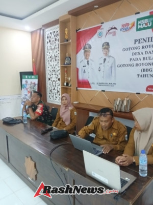 Sinergi TNI dan Pemdes, Penilaian Lomba Gotong Royong BBGRM 2025 Berjalan Tertib