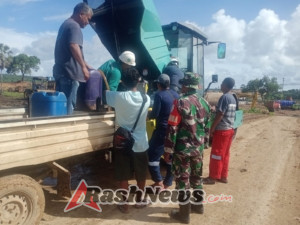 Dapur Sehat Persit Kodim 1627/RN Dukung Pengamanan Proyek Garam Nasional di Rote Ndao