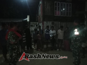 Patroli Malam Babinsa Sape Sosialisasikan Bahaya Narkoba dan Obat Terlarang