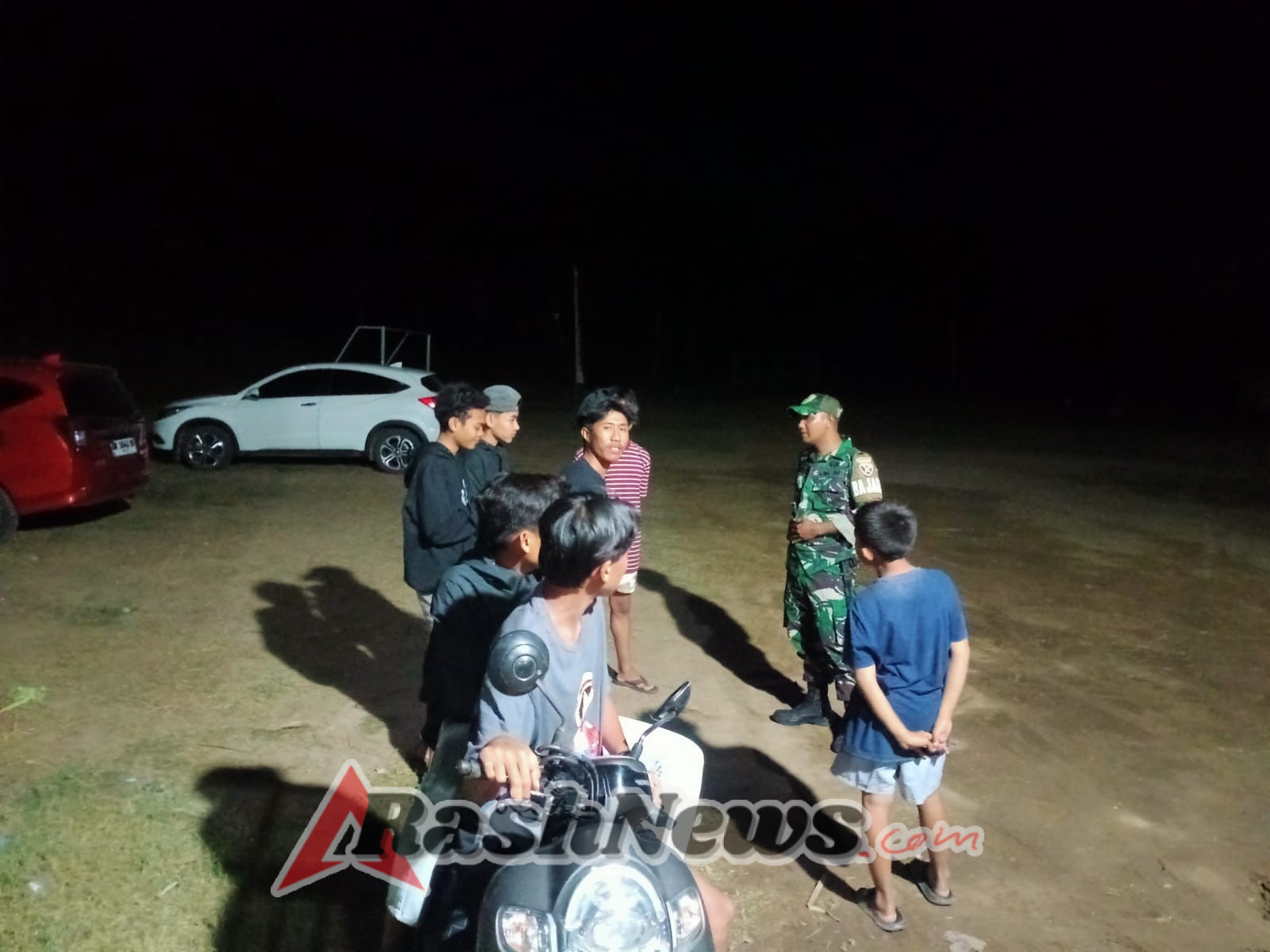 Koptu Agus Dermawan Pimpin Patroli Malam, Wilayah Jereweh Aman dan Tertib