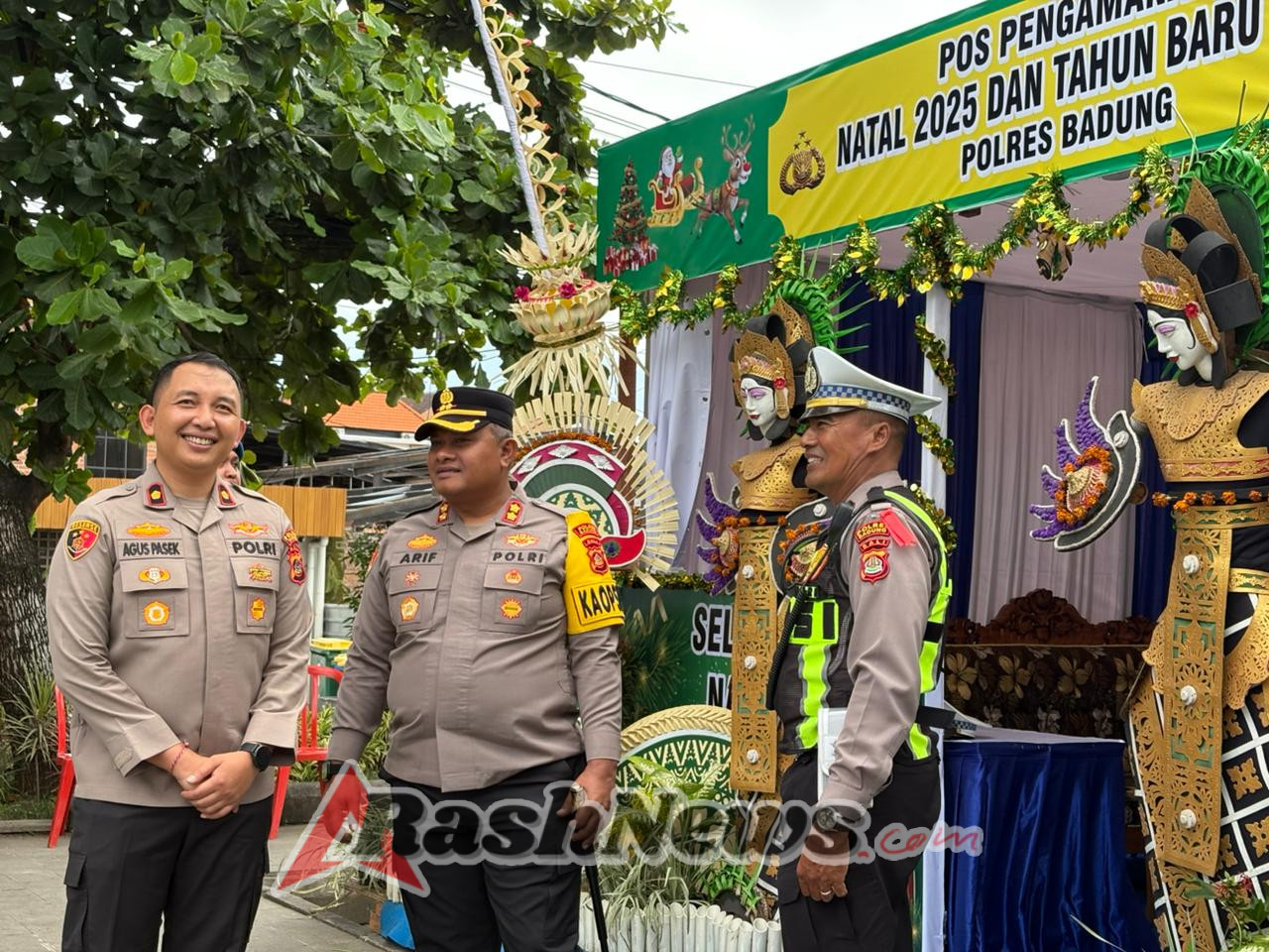 Pastikan Pengamanan Optimal, Kapolres Badung Tinjau Pos Pam Tibubeneng