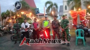 TNI Hadir Jaga Toleransi, Kodim 1601/Sumba Timur Amankan Ibadah Malam Natal