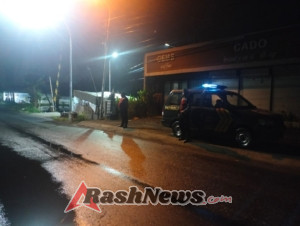 Minimalkan Potensi Kejahatan Jam Rawan, Samapta Polsek Abiansemal Gelar Patroli Subuh