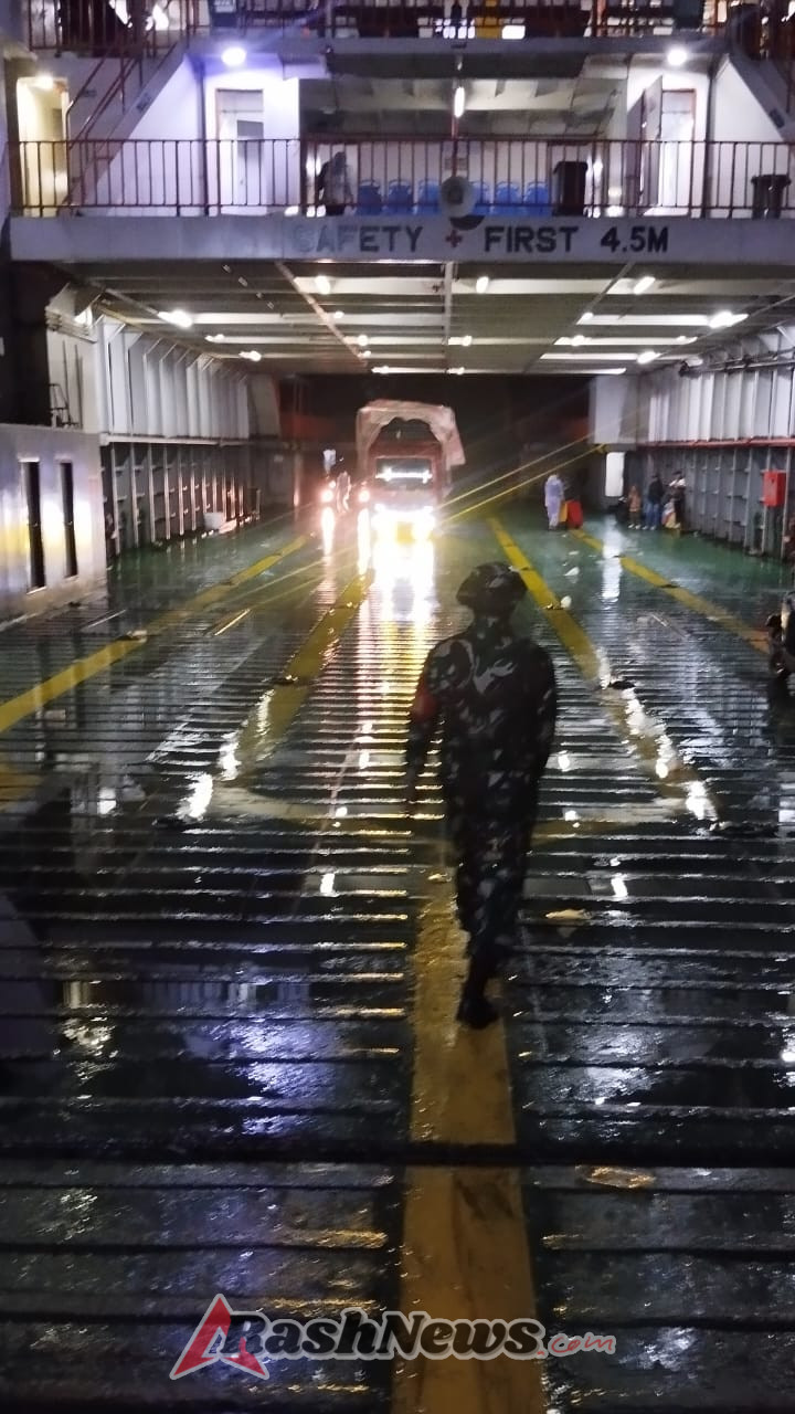 Kapal Garda Maritim 3 Bermalam di Pelabuhan Pantai Baru, Situasi Terpantau Kondusif