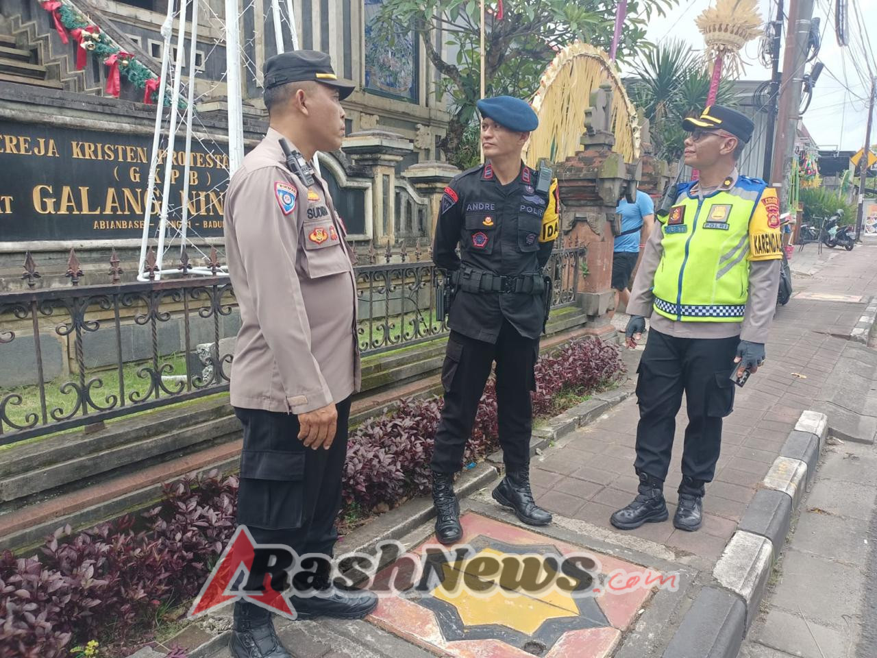 Jelang Misa Natal, Polres Badung Sterilisasi Sejumlah Gereja