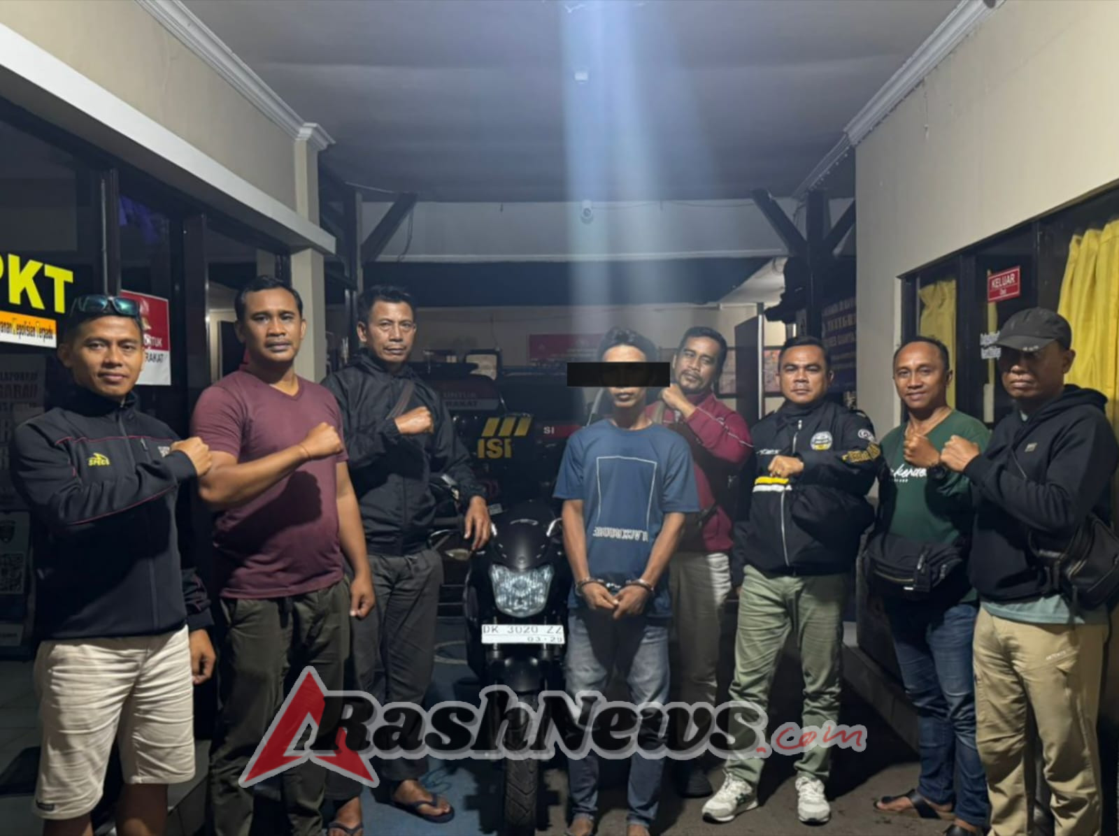 Ungkap Curanmor, Reskrim Polsek Blahbatuh Amankan Pelaku Dan Barang Bukti