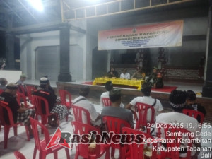 Bhabinkamtibmas Desa Sembung Gede laksanakan giat Peningkatan Kapasitas SDM Forum Sipandu Beradat dan Bakamda