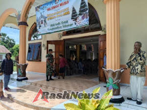 Pengamanan Ibadah Natal, Wujud Kepedulian Babinsa di Wilayah Binaan
