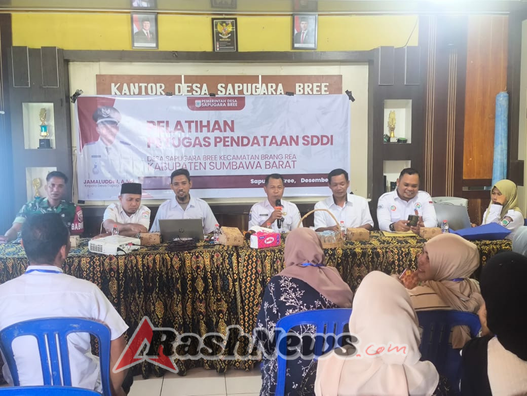 Dukung Akurasi Data Desa, Babinsa Koramil Taliwang Ikuti Pelatihan SDDI