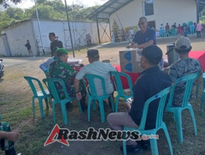 Ratusan Umat Ikuti Misa Raya Natal 2025, Babinsa Lakukan Pengamanan Terpadu