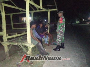Sinergi TNI, Pol PP dan Masyarakat Aktifkan Patroli Malam di Kabupaten Bima