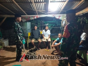 Patroli Malam Koramil Sape Fokus Cegah Tindakan Berbahaya dan Penyalahgunaan Narkoba