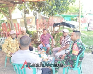 Babinsa Tolotangga dan Bhabinkamtibmas Tegakkan Musyawarah Atasi Konflik Lahan dan Ternak