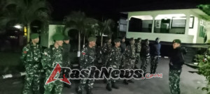 Anggota Kodim 1612/Manggarai Amankan Misa Natal di Ruteng