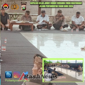 Kapolsek Gelar Jumat Curhat Bersama Tokoh Masyarakat Jelang Penyambutan Tahun Baru 2026