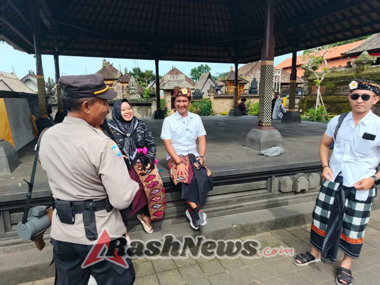 Binmas Polres Bangli Gencarkan Binluh Humanis di Obyek Wisata Penglipuran