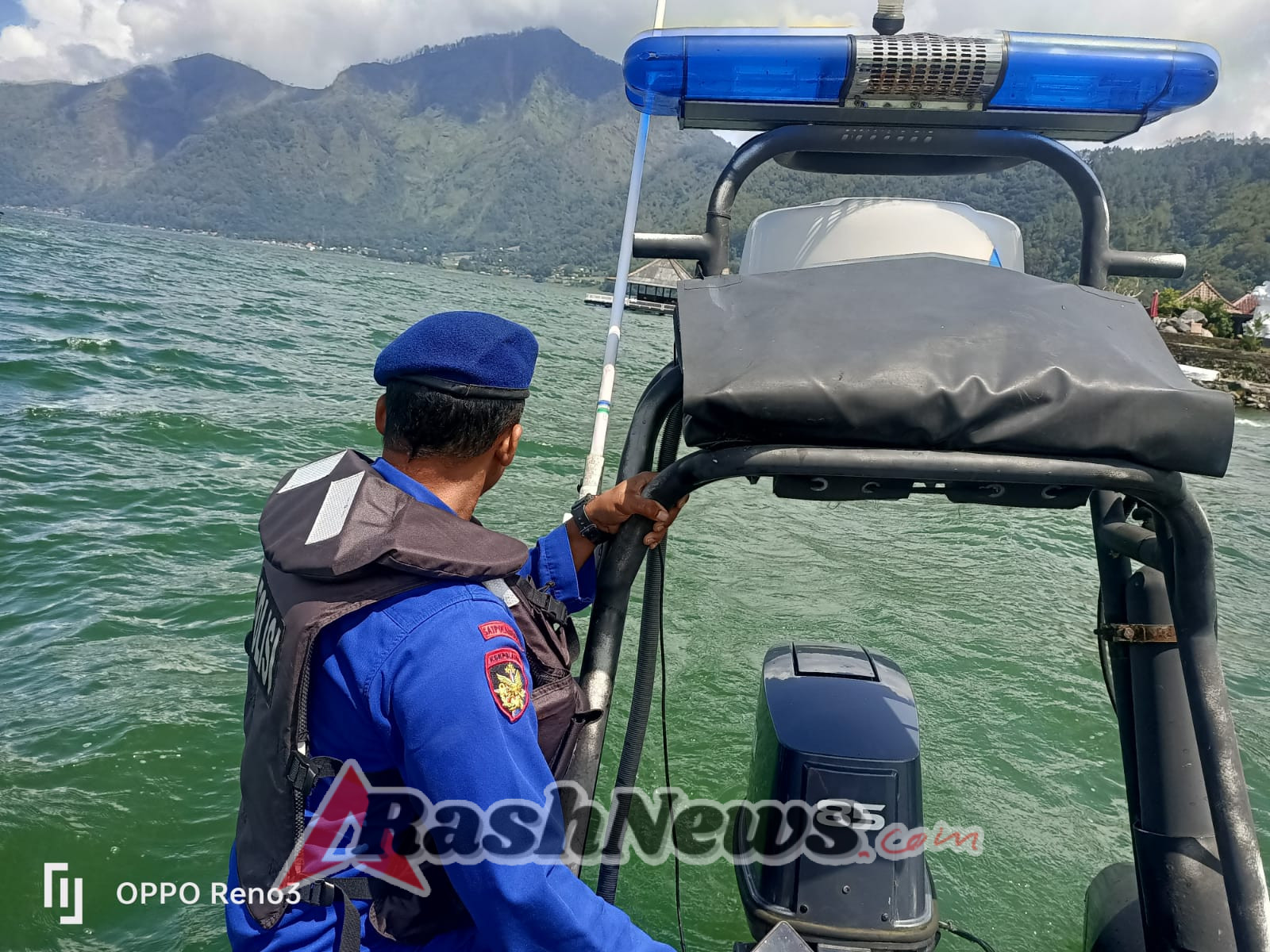 Satpolairud Polres Bangli Gencarkan Patroli Rutin Jaga Keamanan dan Kelestarian Perairan Danau Batur