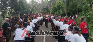 Babinsa Koramil 1602-02/Wolowaru Hadir dalam Pengamanan Kunjungan Uskup Agung Ende