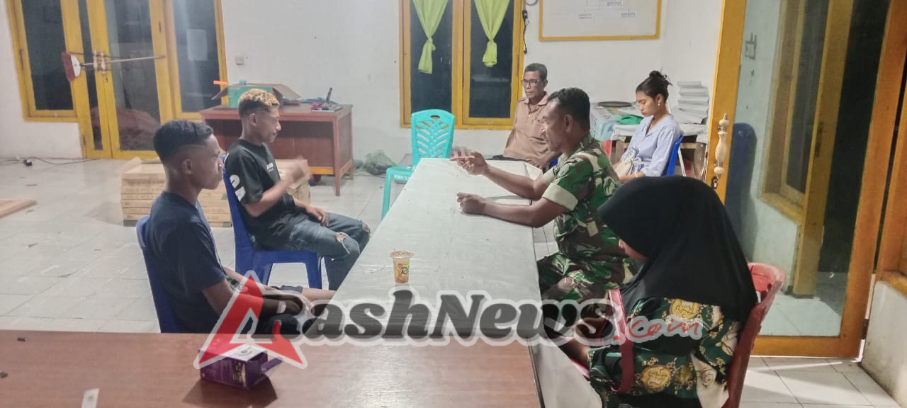 Respons Cepat Babinsa, Persoalan Warga di Desa Raterua Berakhir Aman dan Tertib
