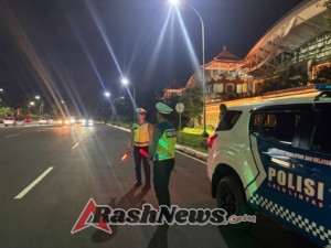 Hadapi Libur Nataru, Sat Lantas Polres Bandara Ngurah Rai Tingkatkan Pengaturan Lalu Lintas