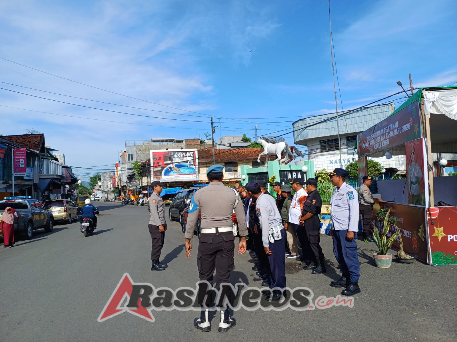 Kodim 1614/Dompu Dukung Penuh Pengamanan Natal dan Tahun Baru 2025–2026