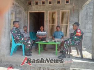 Babinsa Kodim 1602/Ende Aktifkan Komsos dan Pamwil untuk Keamanan dan Kenyamanan Warga