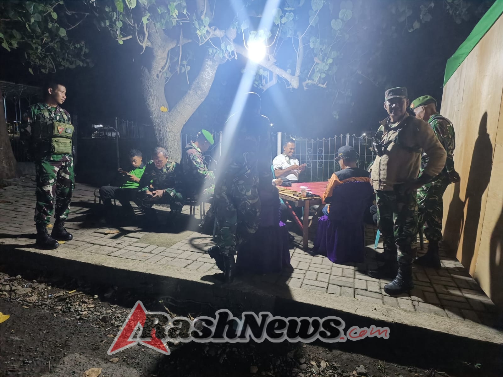 Kodim 1614/Dompu Perketat Keamanan Lewat Patroli Cipkon Menjelang Nataru