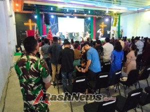 Wujud Kepedulian TNI, Pengamanan Ibadah Mingguan di Gereja GBI Menara Doa Berjalan Lancar