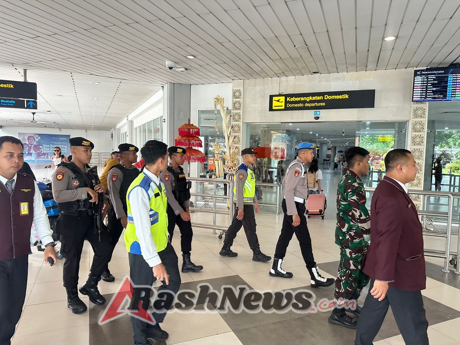 Jelang Tahun Baru 2026, Polres Bandara Ngurah Rai Intensifkan Patroli Gabungan