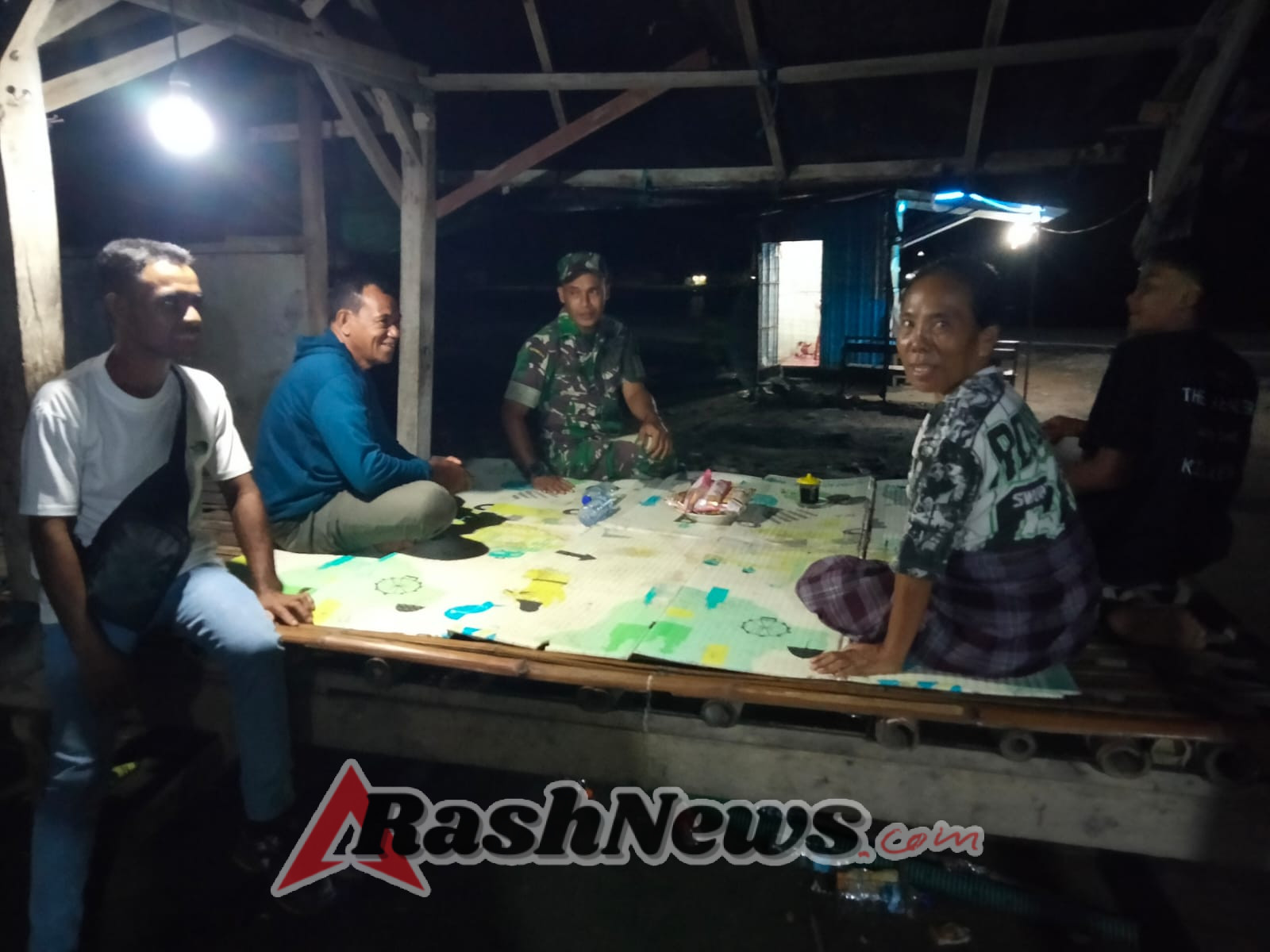 Jelang Aktivitas Akhir Pekan, Koramil 1628-04/Poto Tano Perkuat Pengamanan Wilayah