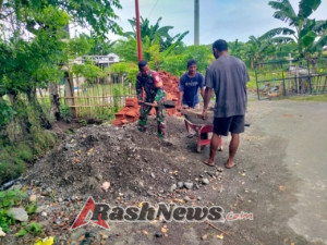 Sinergi Babinsa dan Pemerintah Daerah Dukung Program RTLH KSB Maju