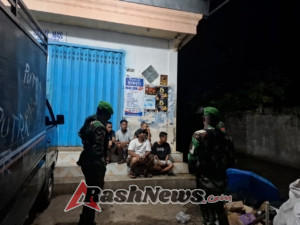 Patroli Malam Kodim 1624 Flotim, Upaya Preventif Jaga Stabilitas Keamanan Wilayah