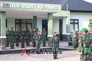 Kodim 1604 Kupang Konsisten Gelar Upacara Bendera