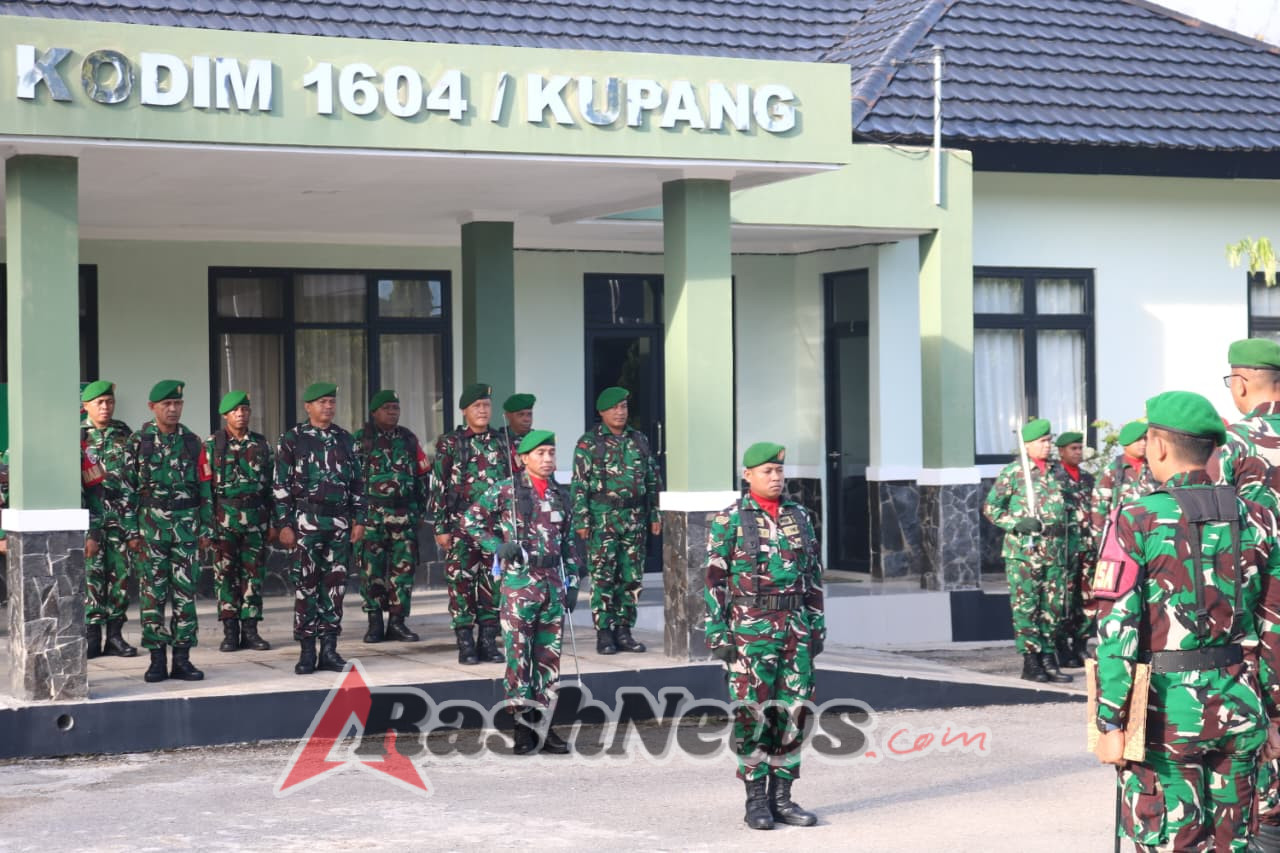 Kodim 1604 Kupang Konsisten Gelar Upacara Bendera