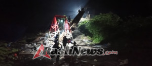 ‎Pembangunan Jembatan Gantung Dusun Lekoq Desa Korleko Selatan Memasuki Tahap Finishing