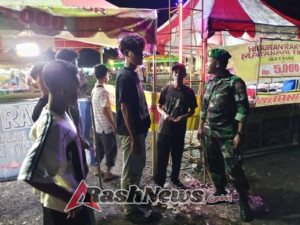 Patroli Malam Koramil 1628-05/Jereweh Berjalan Aman dan Lancar