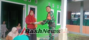 Peran Aktif Babinsa Lamusung Sukseskan Program Makan Bergizi Gratis